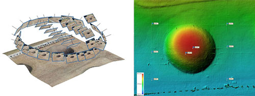 Aerial photogrammetry of Ancient Tombs in Neungsan-ri, Buyeo image