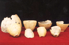 Various earthenware artifacts image