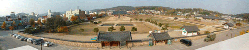 Panoramic view of Buyeo Jeongnimsa Temple Area (South-North) image