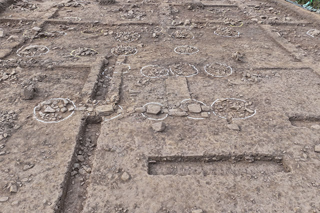 충주 의림사지(추정지) 발굴조사 1호 건물지 전경