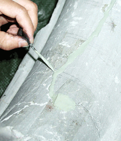 Cleaning of the tile’s surface
