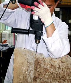 Cleaning of the tile’s surface
