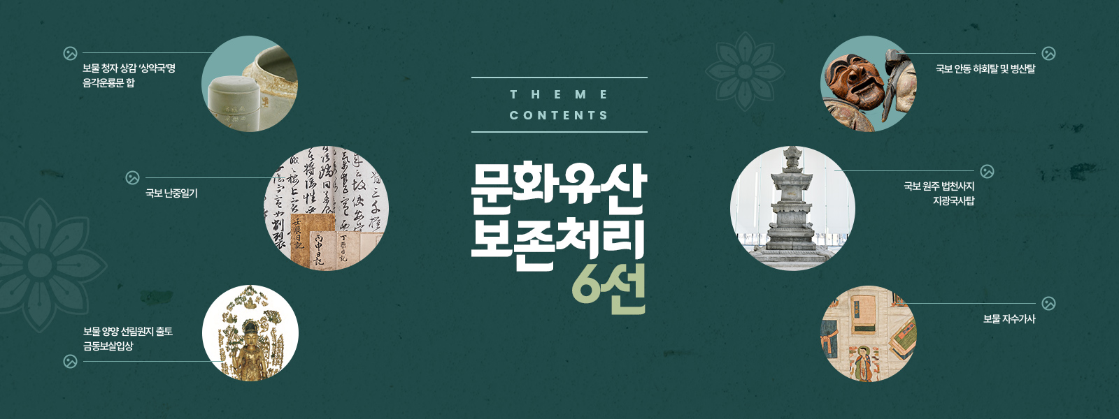 문화유산 보존처리 6선